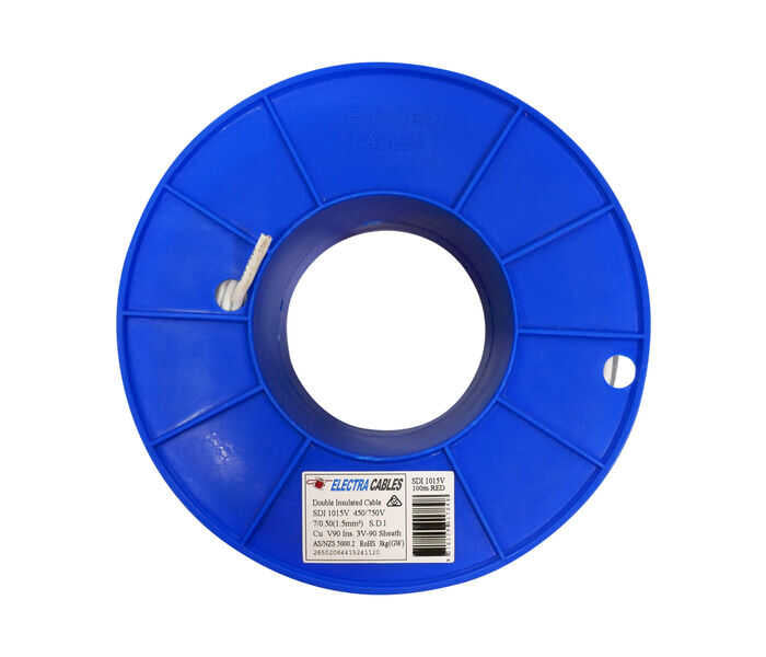 1.5 MM2 7/.5 SDI RED CORE WHITE SHEATH 100M CAB1-5SDI