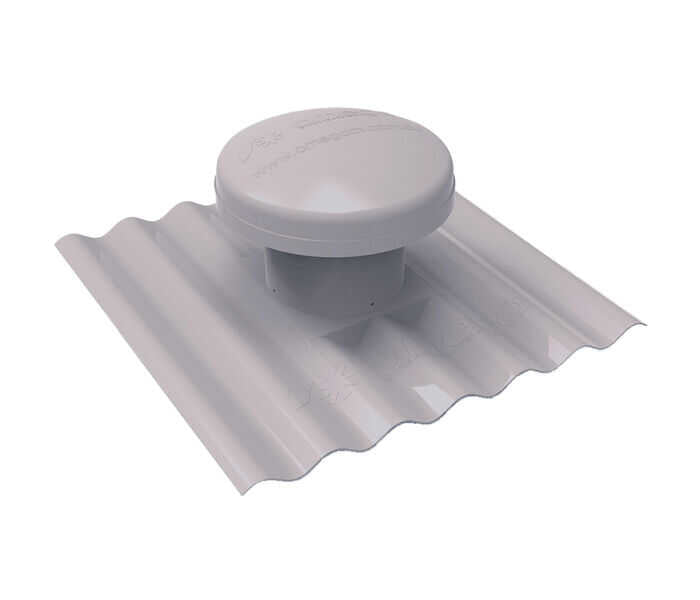 ROOF VENT SHALE GREY CORRUGATED RVSGCOR