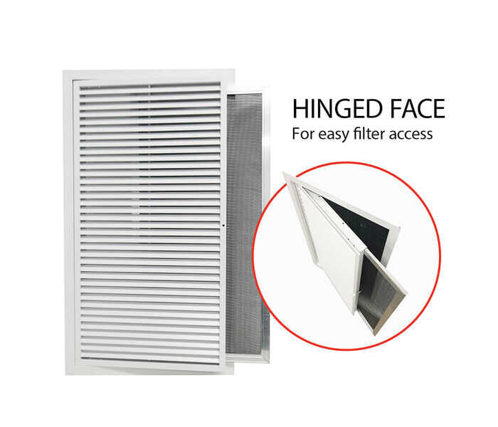 HALF CHEVRON R/A FILTERED HINGED 750X400 SD7540