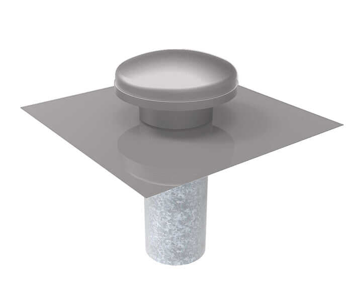 ROOF VENT SHALE GREY ALUMINIUM BAL RVSGALUBAL
