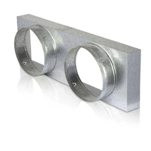 ACTRON DUCT PLATE LARGE 2/450 SPIGGOTS PLDT-2-450