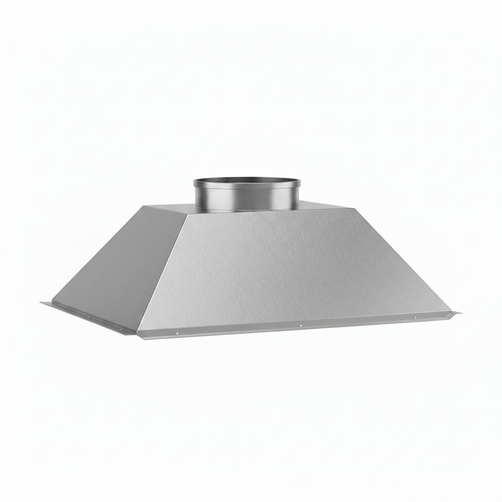 One-way supply air plenum on a white background