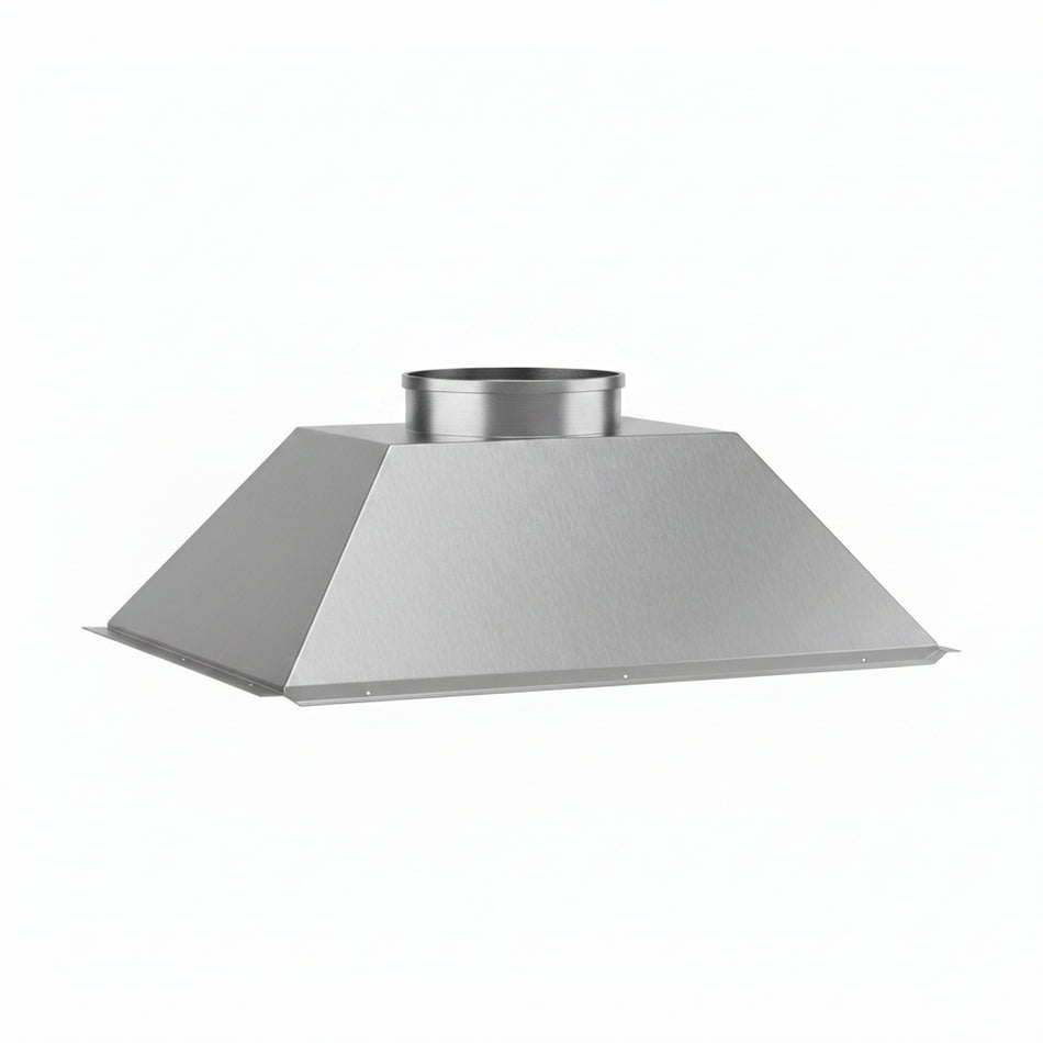 One-way supply air plenum on a white background