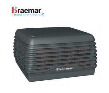 BRAEMAR EVAPORATIVE COOLER 9.9KW GREY WK-LCQI350-G1