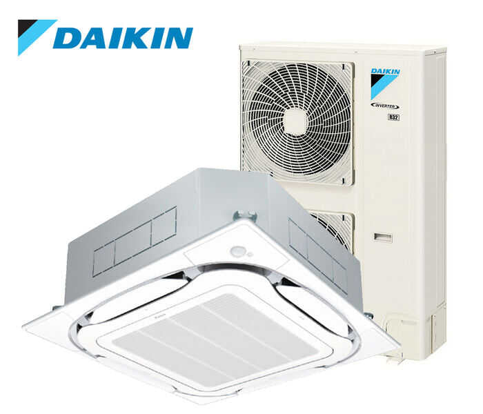 DAIKIN CASSETTE 10KW R32 WK-FCA100CVMAPWHD-3P