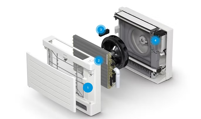 DAIKIN FLOOR CONSOLE OUT 2.5KW R32 WK-FVXM25YVMA