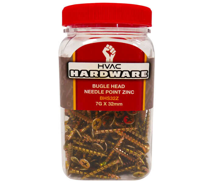 BUGLE HEAD NEEDLE POINT ZINC 7Gx32mm JAR 200 BHS32Z