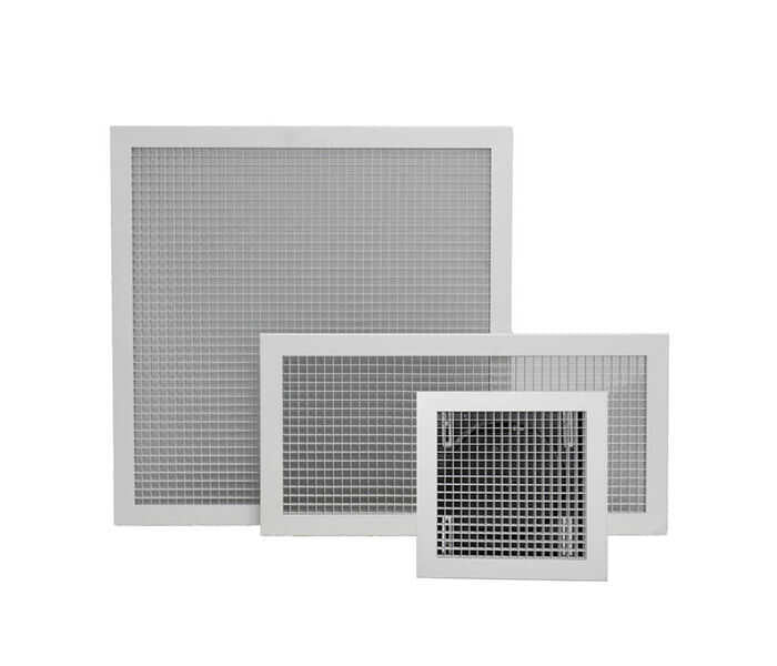 EGGCRATE PLAIN 450X450 ALUM NSW ECP4545