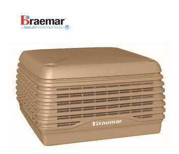 BRAEMAR EVAPORATIVE COOLER 14.1KW BEIGE WK-LCQ550-B1