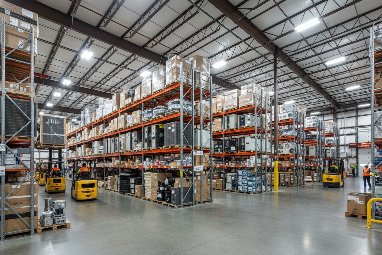 hvac wholesaler warehouse